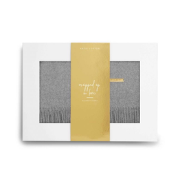 Katie Loxton Wrapped in Love Boxed Scarf-Grey