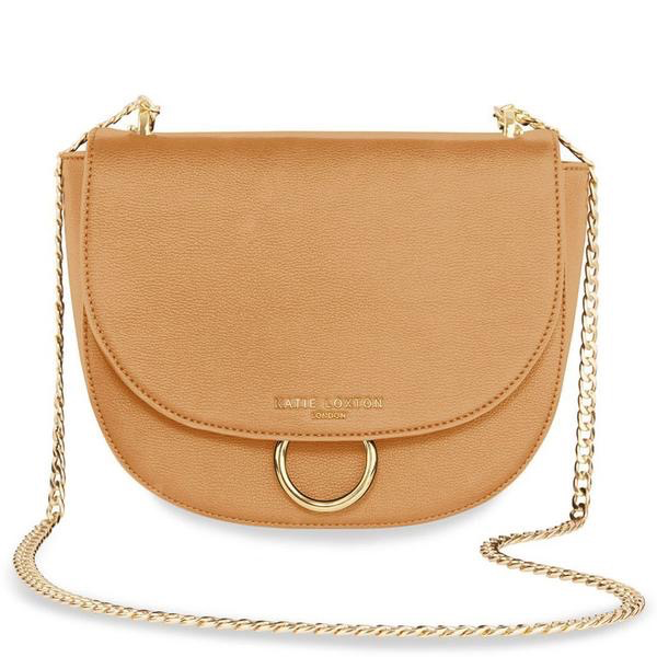 Katie Loxton Lucia Saddle Bag - Tan