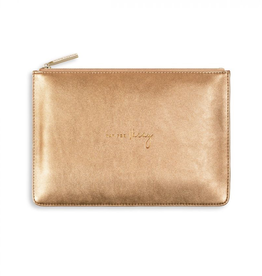 Katie Loxton Pebble Perfect Pouch - Yay for Vacay - Bronze