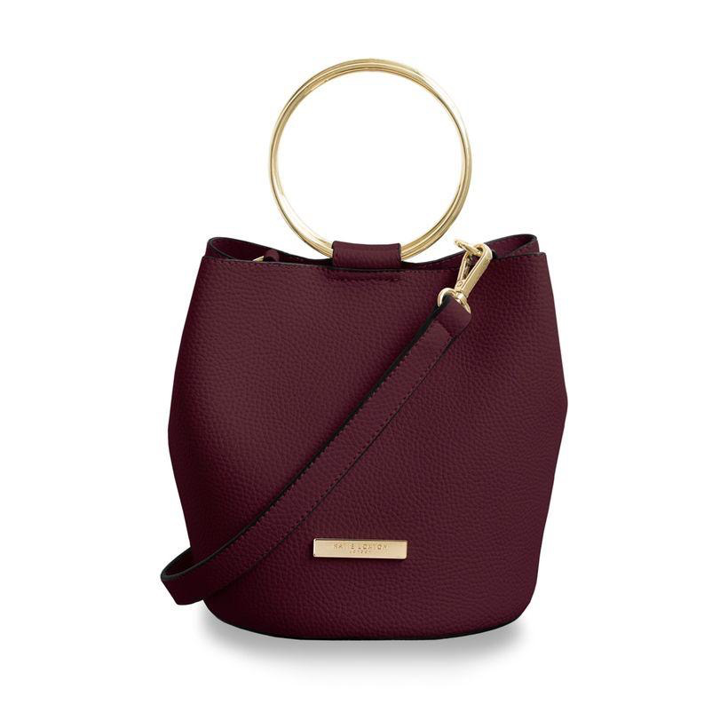 Katie Loxton Suki Bucket Bag - Burgandy