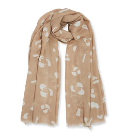 Katie Loxton Sentiment Scarf - Oh So Chic - Taupe