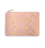 Katie Loxton Perfect Pouch - Heart Print - Pink