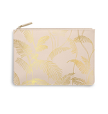 Katie Loxton Perfect Pouch - Palm Print - Nude Pink