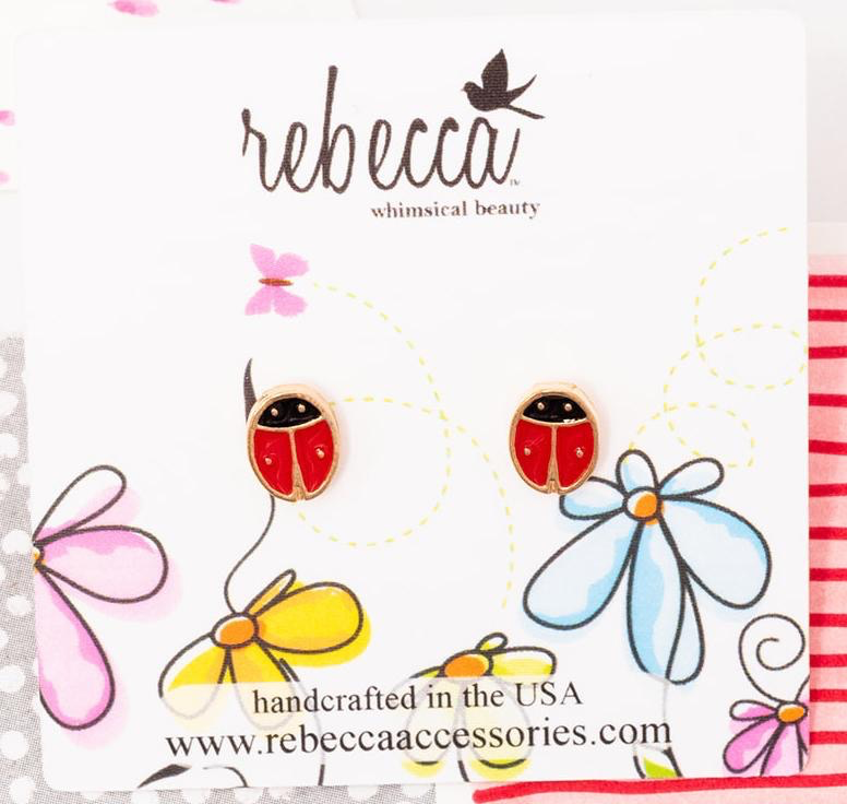Rebecca Ladybug Earring
