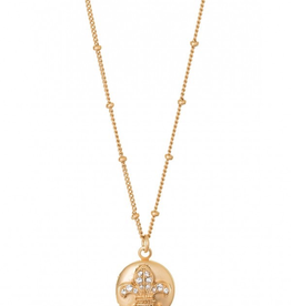 Spartina Sea La Vie Necklace Locket  Fleur de Lis