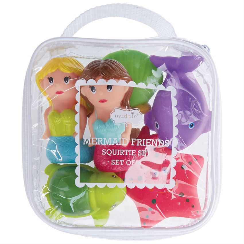 Mud Pie Mermaid Rubber Bath Toys