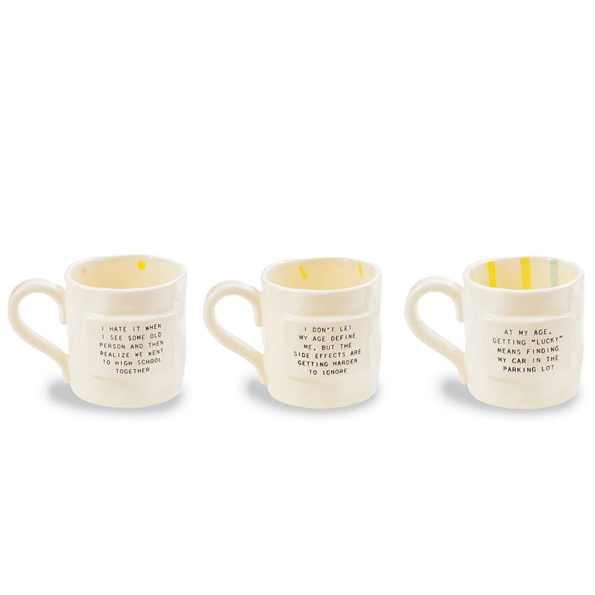 Mud Pie Funny Sprinkle Birthday Mug