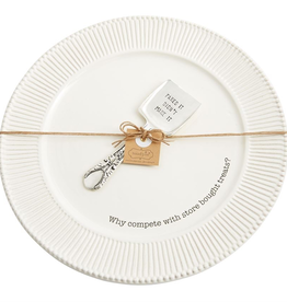 Mud Pie Store Bought Sweets Plate Set