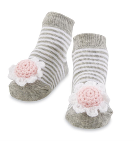 Mud Pie Flower Rattle Socks