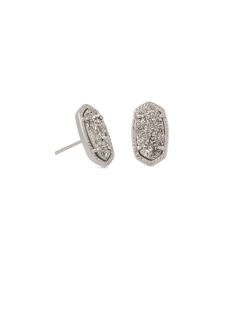 Kendra Scott - Ellie Studs In Platinum Drusy