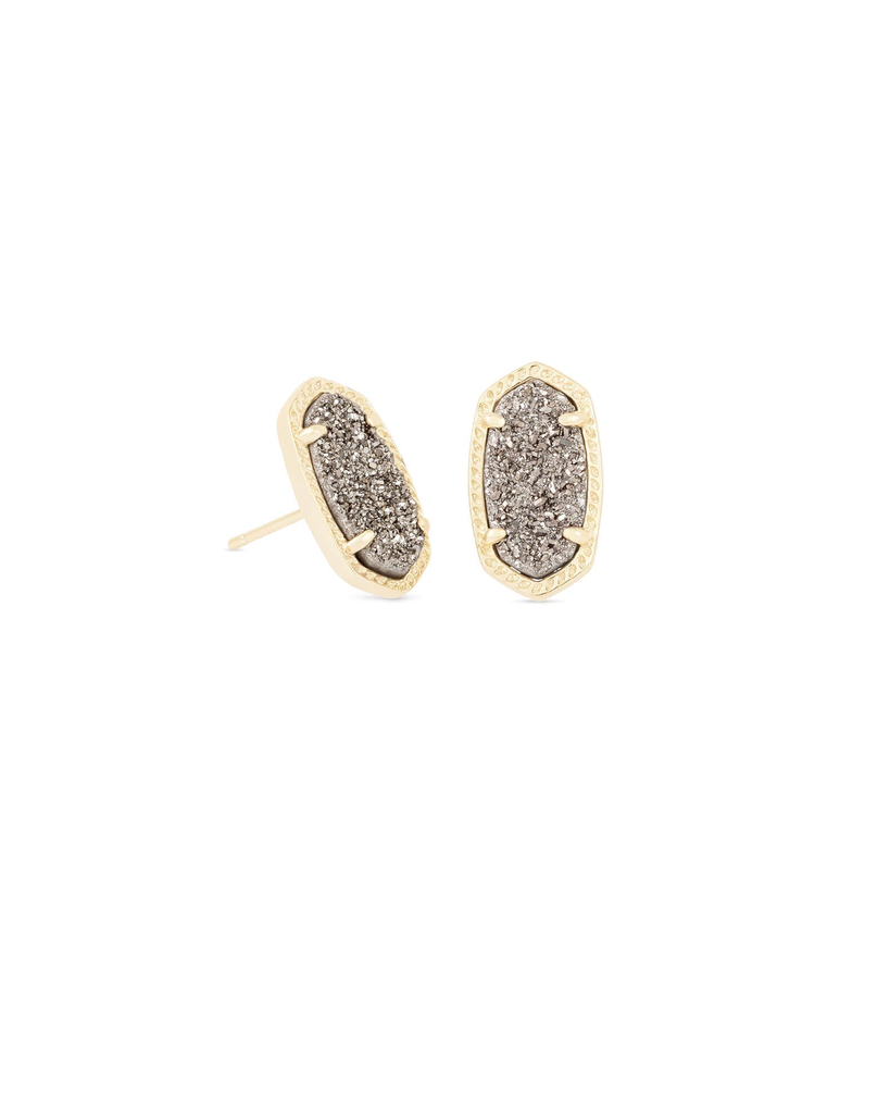 Kendra Scott - Ellie Earrings in Platinum Drusy