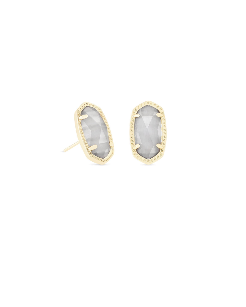 Kendra Scott - Ellie Earrings in Slate Cats Eye