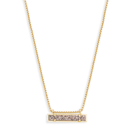 Kendra Scott - Leanor Necklace in Platinum Drusy