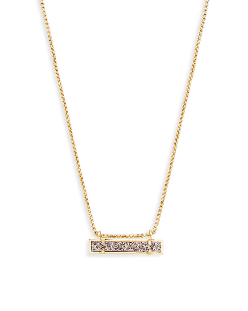 Kendra Scott - Leanor Necklace in Platinum Drusy