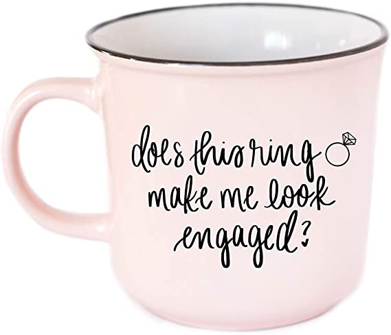 Does This Ring Make Me Look Engaged? - Campfire Coffee Mug