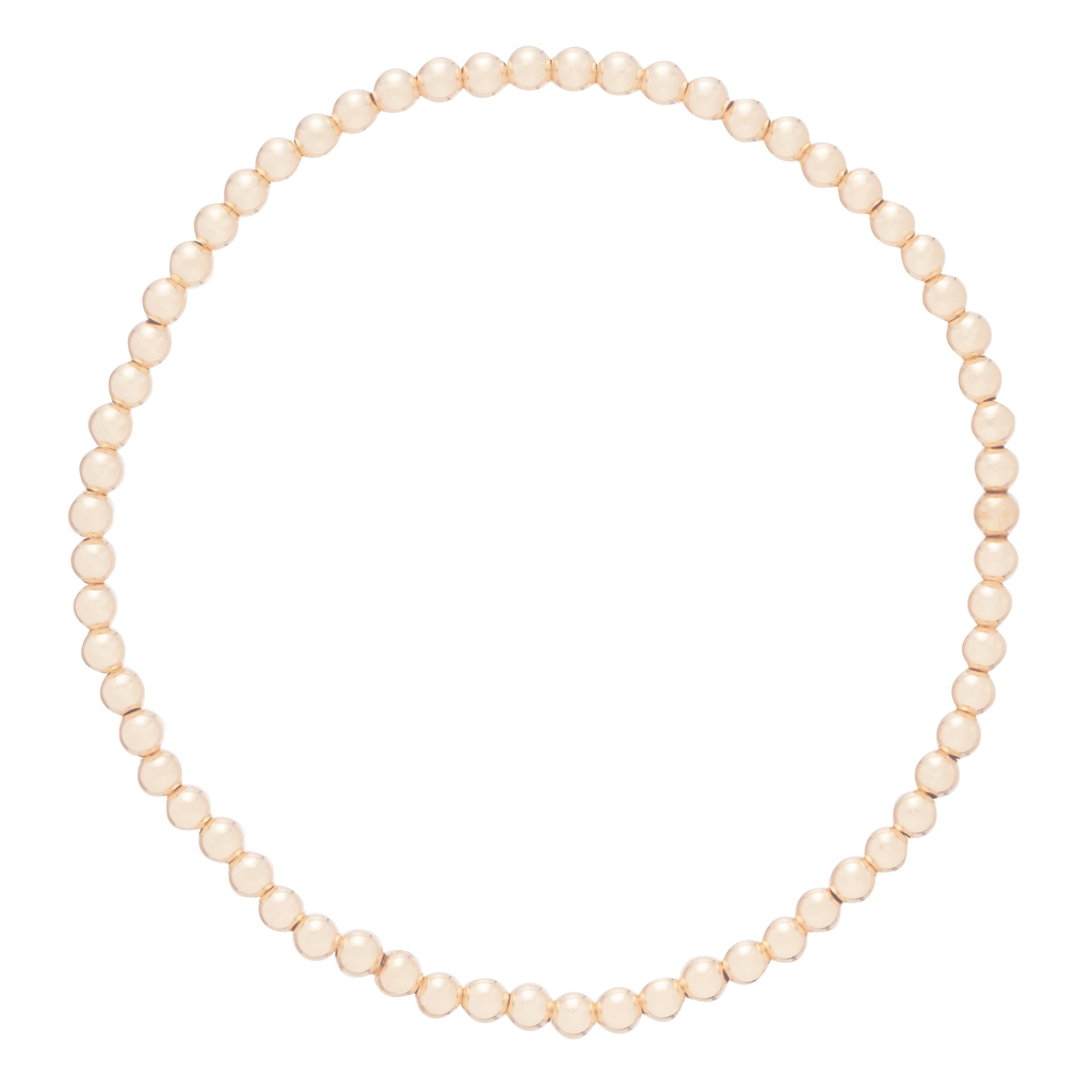 enewton - Classic Gold 3mm Bead Bracelet