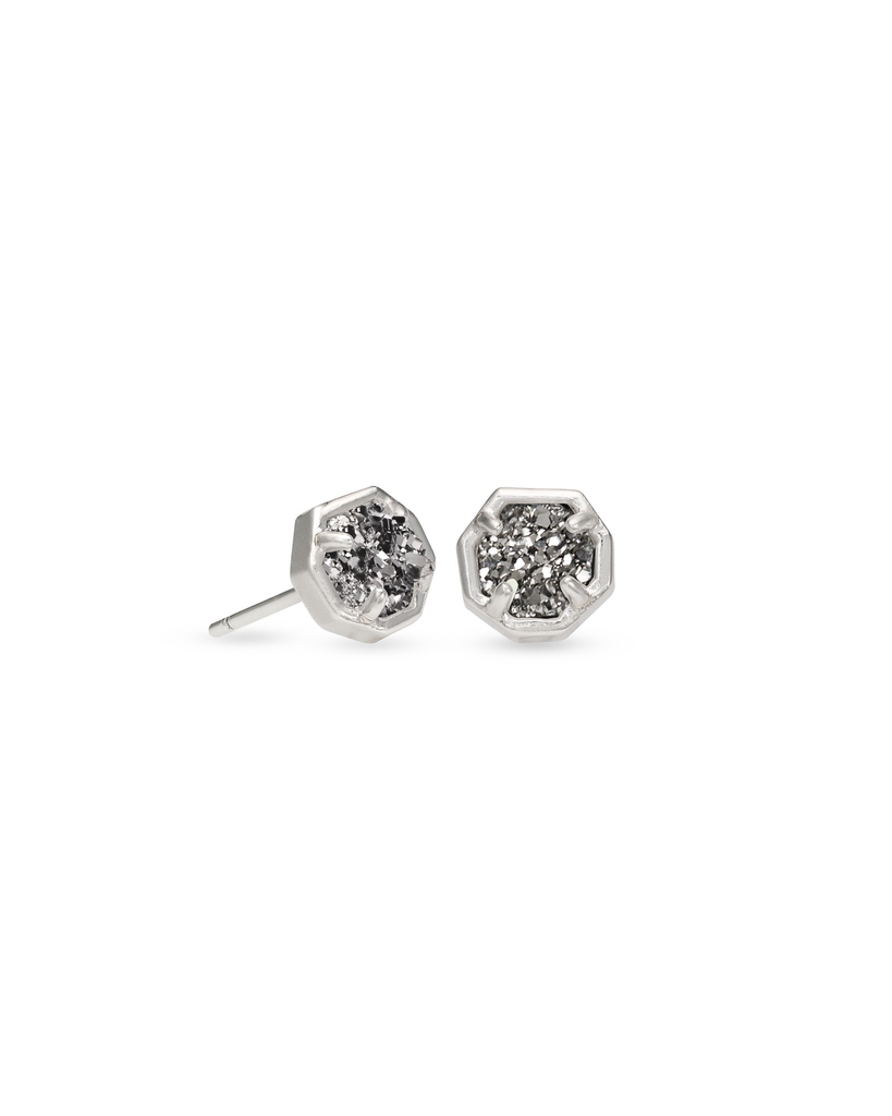 Kendra Scott - Nola Studs in Platinum Drusy