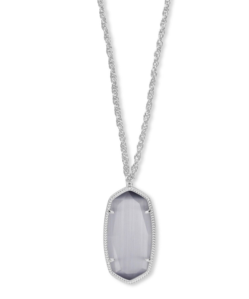 Kendra Scott - Rae Necklace in Slate Cats Eye