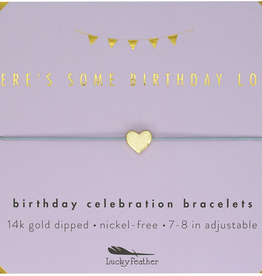 Birthday Celebration Bracelet Gold - Some Birthday Love