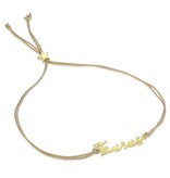 Zodiac Cord Bracelet Gold - Taurus