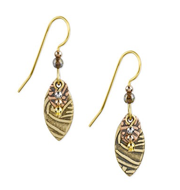 Silver Forest Surgical Steel Dangle Earrings