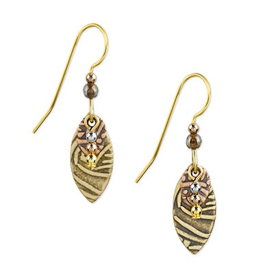 Silver Forest Surgical Steel Dangle Earrings