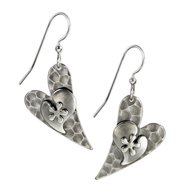 Siver Forest Silver Heart on Modern Heart