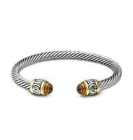John Medeiros - Nouveau Small Wire Cuff Bracelet/Champagne