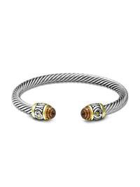 John Medeiros - Nouveau Small Wire Cuff Bracelet/Champagne