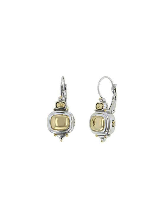 John Medeiros - Nouveau Gold Dome French Wire Earrings