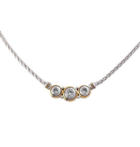 John Medeiros - Beijos 3 Stone CZ Necklace