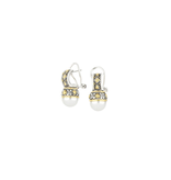 John Medeiros - Ocean Images Collection 8mm Shell Pearl Omega Clip Earring
