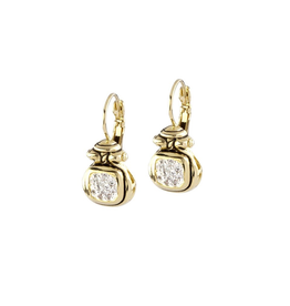 John Medeiros - Anvil Gold & Pave French Wire Earrings<br />
John Medeiros - Anvil Gold & Pave French Wire Earrings<br />
<br />
French Wire Earrings