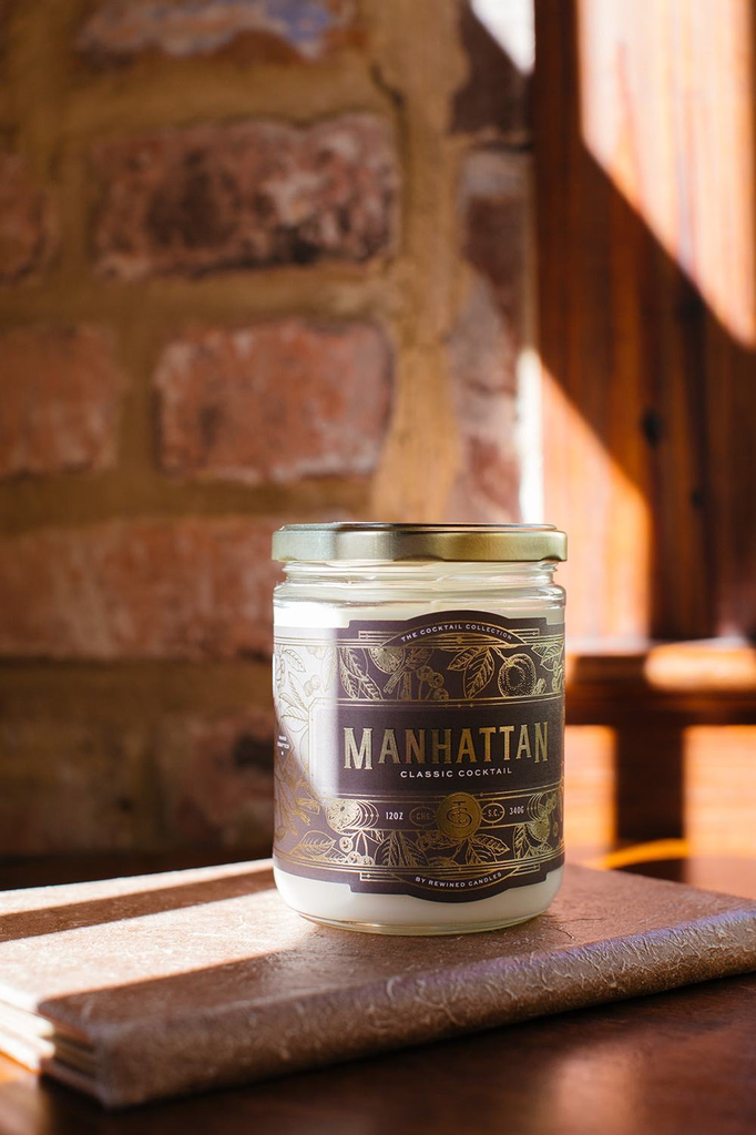 Rewined Cocktail Collection Manhattan Candle