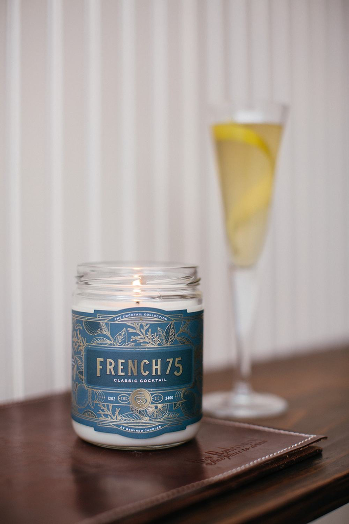 Rewined Cocktail Collection French 75 Candle
