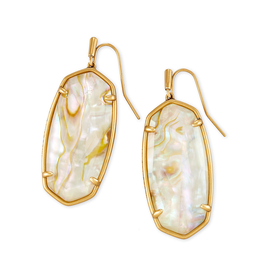 Kendra Scott - Elle Drop Earrings In White Abalone