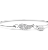 Stia Pave Icon Bracelet/Pave Wing