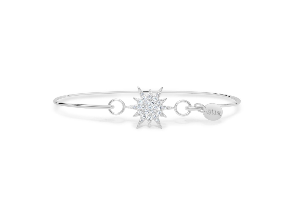 Stia Pave Icon Bracelet/Starburst
