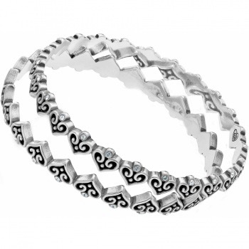 Brighton - Alcazar Heart Bangle 2 Piece Set