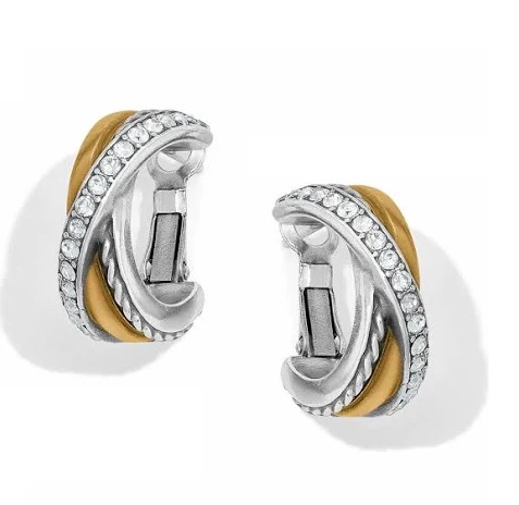 Brighton - Neptune’s Rings Post Leverback Earrings