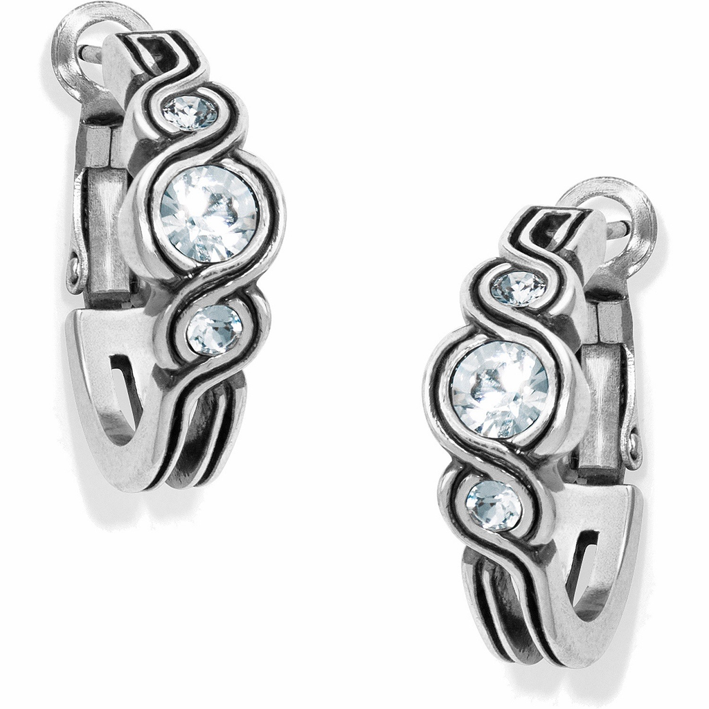 Brighton - Infinity Sparkle Hoop Earrings