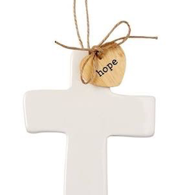 Mud Pie - Cross Sentiment Decorative Hanger