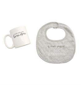 Mud Pie Grandma Bib and Mug Gift Set