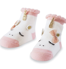 Mud Pie Pink Unicorn Socks