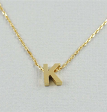 Cool and Interesting - Gold Block Initial K