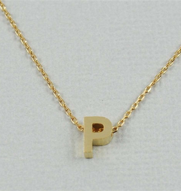 Cool and Interesting - Gold Block Initial P