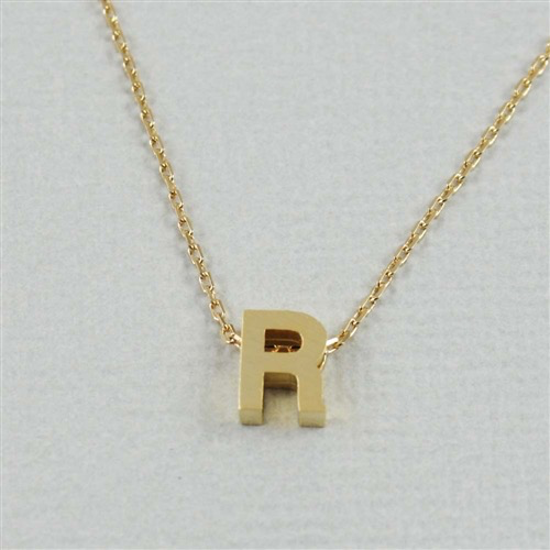Cool and Interesting - Gold Block Initial R