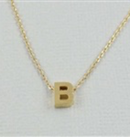 Cool and Interesting - Gold Block Initial B