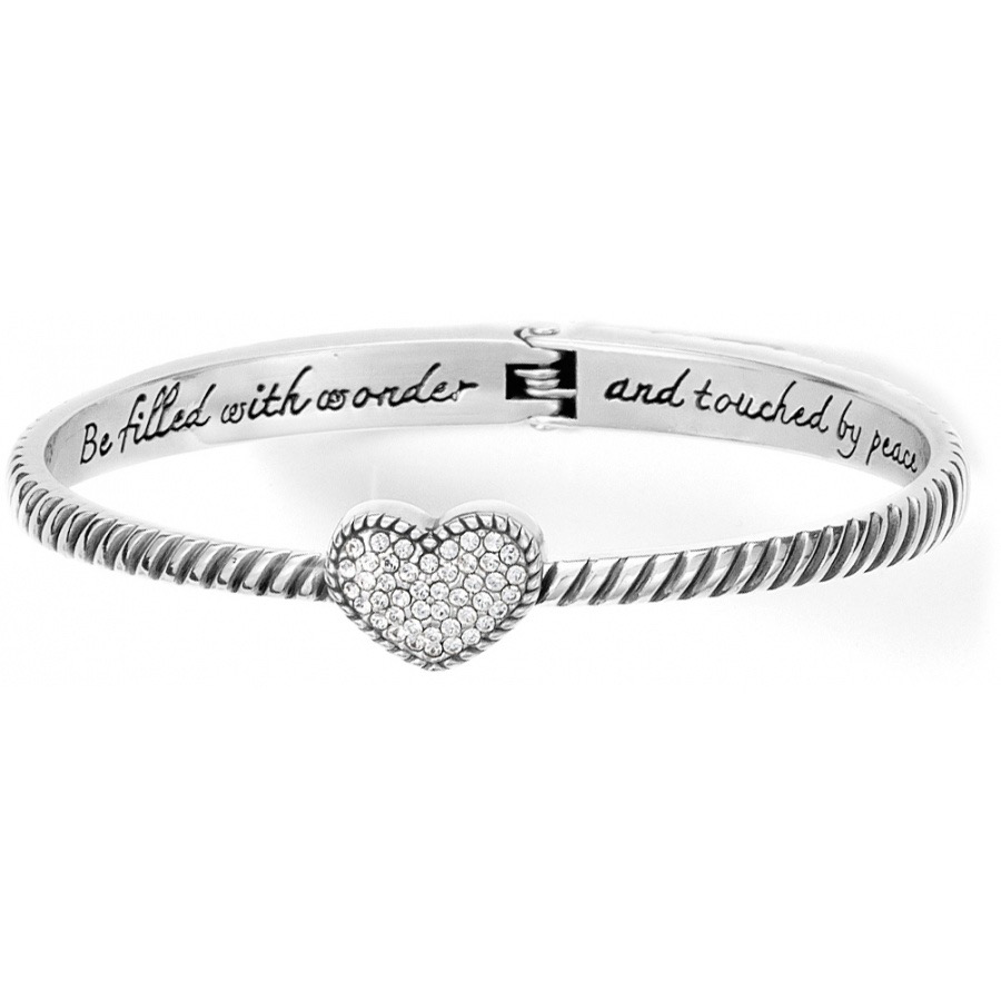 Brighton - Celestia Heart Hinged Bangle