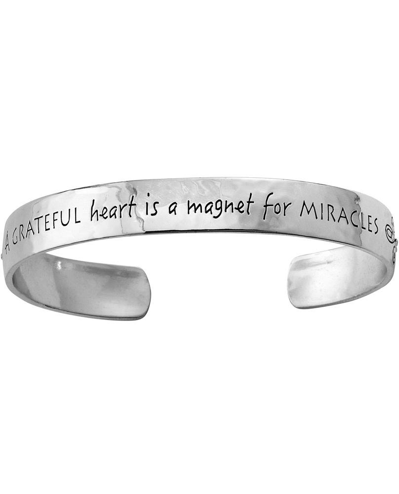 Brighton - Cherished Grateful Heart Cuff